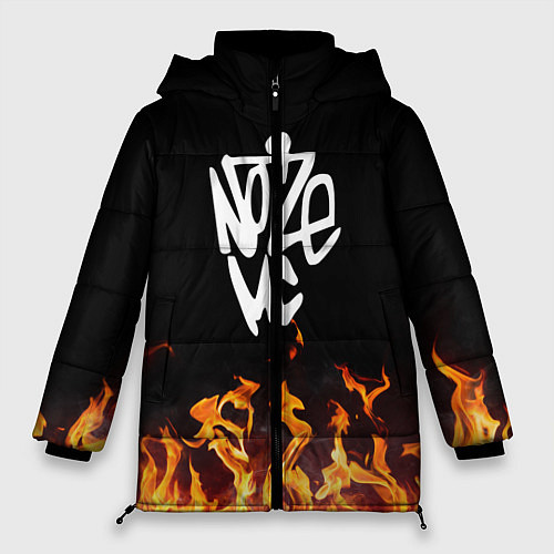 Женская зимняя куртка Noize MC / 3D-Красный – фото 1
