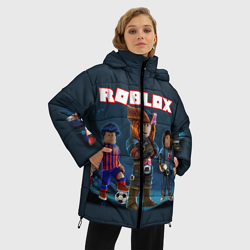 Женская зимняя куртка ROBLOX / 3D-Черный – фото 3