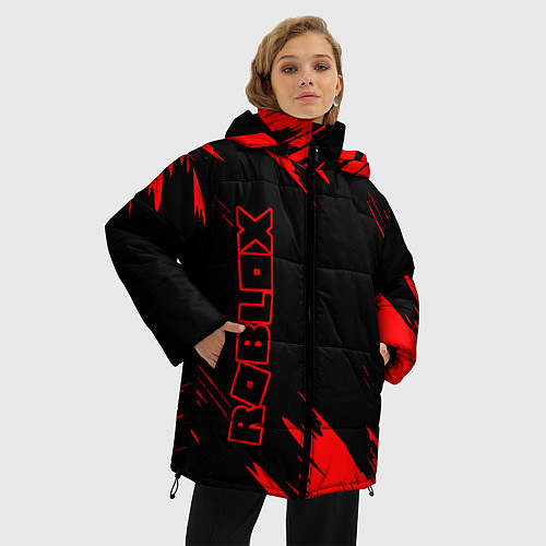Женская зимняя куртка Roblox / 3D-Черный – фото 3