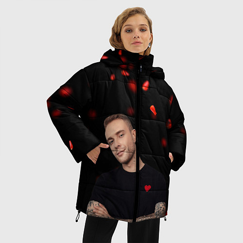 Женская зимняя куртка Егор Крид / 3D-Черный – фото 3