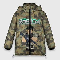 Куртка зимняя женская Roblox 23 February Camouflage, цвет: 3D-черный