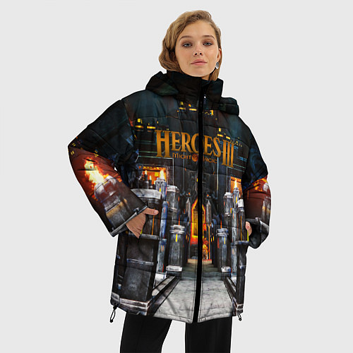 Женская зимняя куртка HEROES 3 / 3D-Черный – фото 3