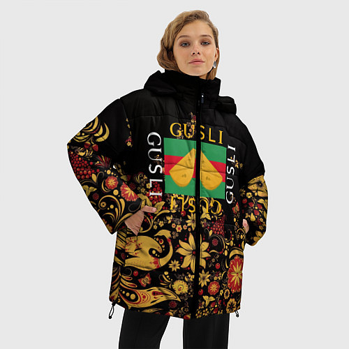 Женская зимняя куртка GUSLI / 3D-Черный – фото 3