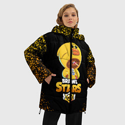 Куртка зимняя женская Brawl stars sally leon, цвет: 3D-черный — фото 2