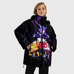 Куртка зимняя женская Brawl Stars CROW, цвет: 3D-черный — фото 2