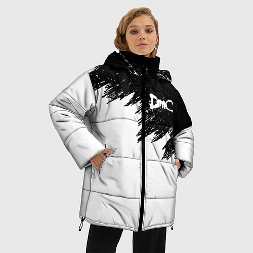 Женская зимняя куртка DEVIL MAY CRY DMC / 3D-Черный – фото 3