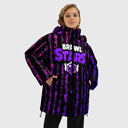 Куртка зимняя женская Brawl Stars Jagged, цвет: 3D-черный — фото 2