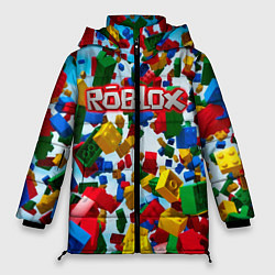 Куртка зимняя женская Roblox Cubes, цвет: 3D-черный