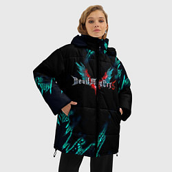 Куртка зимняя женская DEVIL MAY CRY, цвет: 3D-черный — фото 2