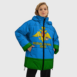 Куртка зимняя женская Воздушно - десантные войска, цвет: 3D-красный — фото 2