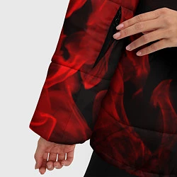 Куртка зимняя женская МАНЧЕСТЕР ЮНАЙТЕД, цвет: 3D-красный — фото 2