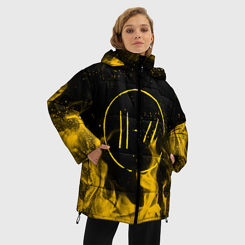 Женская зимняя куртка TWENTY ONE PILOTS / 3D-Черный – фото 3