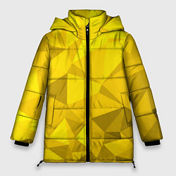Куртка зимняя женская YELLOW ABSTRACT, цвет: 3D-светло-серый