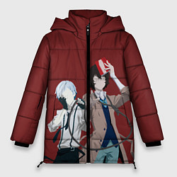 Куртка зимняя женская Atsushi Nakajima & Osamu Dazai, цвет: 3D-красный