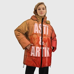 Куртка зимняя женская Artik & Asti, цвет: 3D-красный — фото 2