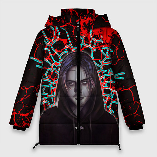 Женская зимняя куртка Pyrokinesis / 3D-Красный – фото 1