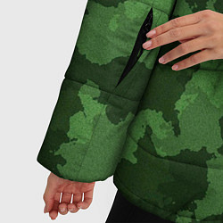 Куртка зимняя женская Пограничные Войска, цвет: 3D-красный — фото 2