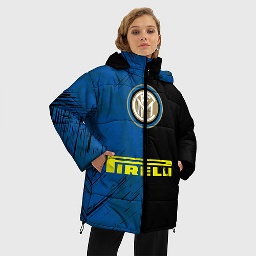 Женская зимняя куртка Интер / 3D-Черный – фото 3