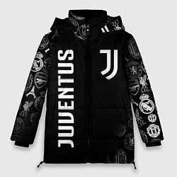 Куртка зимняя женская JUVENTUS, цвет: 3D-красный