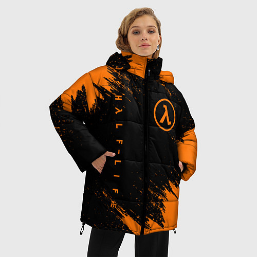 Женская зимняя куртка HALF-LIFE / 3D-Черный – фото 3