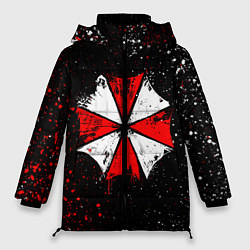 Куртка зимняя женская RESIDENT EVIL UMBRELLA, цвет: 3D-красный