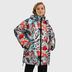 Куртка зимняя женская Girl Can, цвет: 3D-черный — фото 2