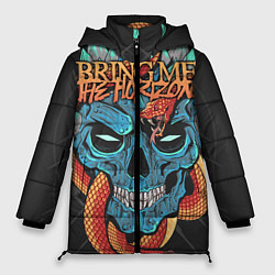 Куртка зимняя женская Bring Me the Horizon, цвет: 3D-черный