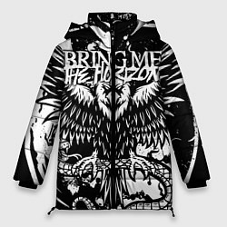 Куртка зимняя женская Bring Me the Horizon, цвет: 3D-черный