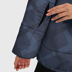 Куртка зимняя женская Геометрический узор, цвет: 3D-черный — фото 2