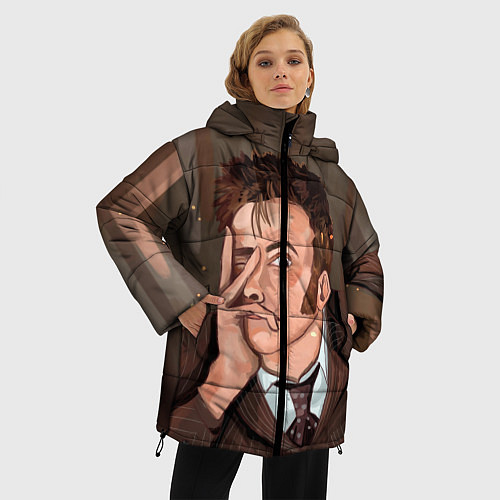 Женская зимняя куртка 10TH DOCTOR WHO / 3D-Черный – фото 3