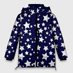 Куртка зимняя женская ЗВЕЗДОЧКИ, цвет: 3D-черный