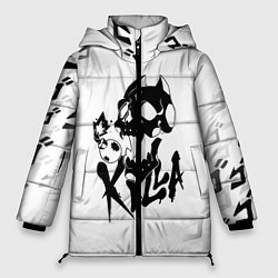 Куртка зимняя женская KILLER QUEEN, цвет: 3D-черный