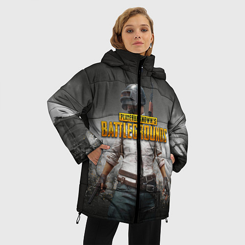 Женская зимняя куртка PUBG / 3D-Черный – фото 3