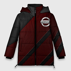 Куртка зимняя женская Nissan, цвет: 3D-черный