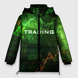 Куртка зимняя женская Трейдинг 03, цвет: 3D-черный