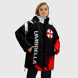 Куртка зимняя женская RESIDENT EVIL UMBRELLA, цвет: 3D-светло-серый — фото 2