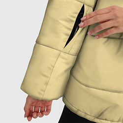 Куртка зимняя женская Невероятные приключения джоджо, цвет: 3D-черный — фото 2