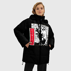 Куртка зимняя женская Jojos bizarre adventure Dio, цвет: 3D-черный — фото 2