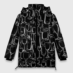 Куртка зимняя женская Стеклянный бармен, цвет: 3D-светло-серый