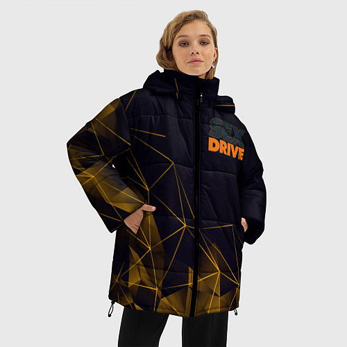 Женская зимняя куртка SEX DRIVE / 3D-Черный – фото 3