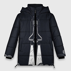Куртка зимняя женская Полет в никуда, цвет: 3D-светло-серый
