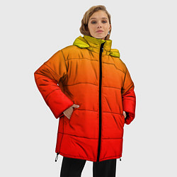 Куртка зимняя женская Оранж, цвет: 3D-красный — фото 2
