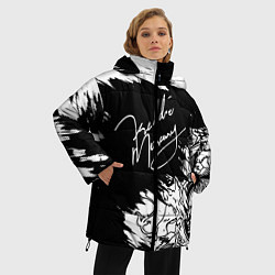 Куртка зимняя женская Автограф Фредди Меркьюри, цвет: 3D-светло-серый — фото 2