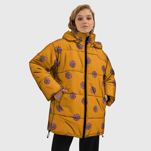 Женская зимняя куртка CoronaVirus / 3D-Черный – фото 3