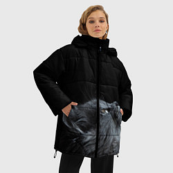 Куртка зимняя женская Морда, цвет: 3D-черный — фото 2