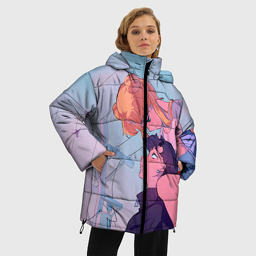 Женская зимняя куртка SAILOR MOON / 3D-Черный – фото 3