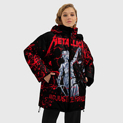 Куртка зимняя женская Metallica, цвет: 3D-черный — фото 2
