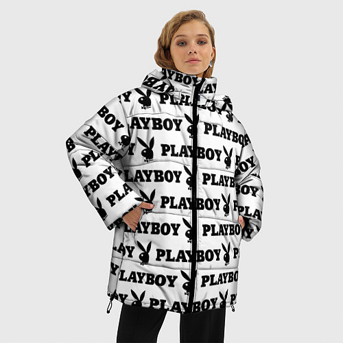 Женская зимняя куртка PLAYBOY / 3D-Черный – фото 3