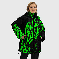 Куртка зимняя женская Billie Eilish 3, цвет: 3D-черный — фото 2