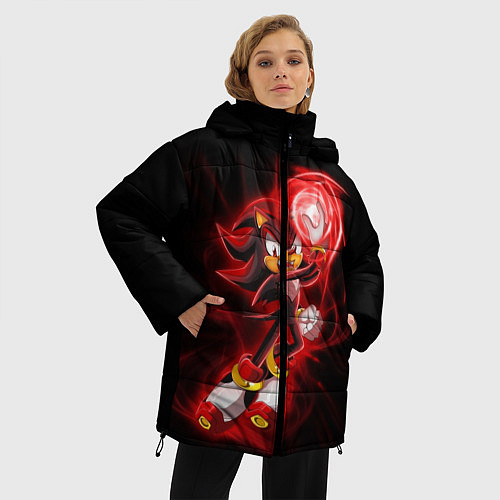 Женская зимняя куртка SHADOW / 3D-Красный – фото 3